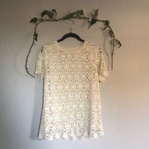 Forever 21 Crochet Top Size M